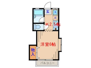 メゾンプリーストの物件間取画像